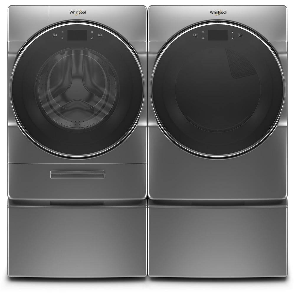 Whirlpool 7.4 cu. ft. 120-Volt Chrome Shadow Stackable Smart Gas Vented Dryer with Remote Start ENERGY STAR WGD9620HC