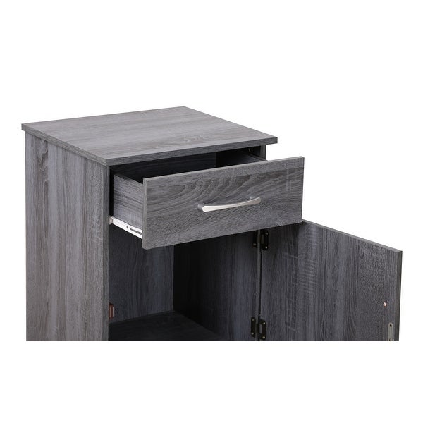 Alston 1-Drawer Nightstand (24 in. H x 16 in. W x 18 in. D) - - 35170030