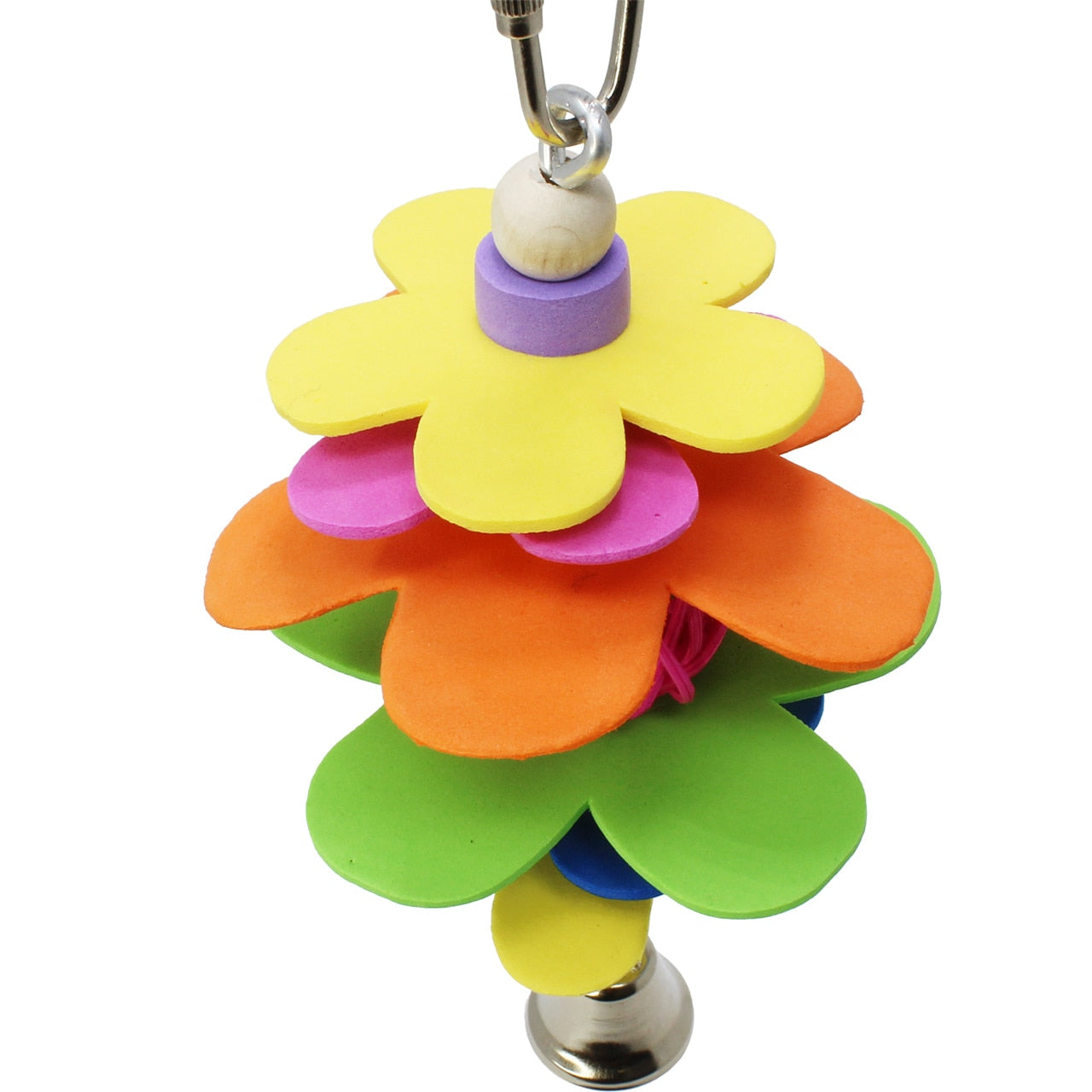 1573 Small Foraging Flower Bird Toy