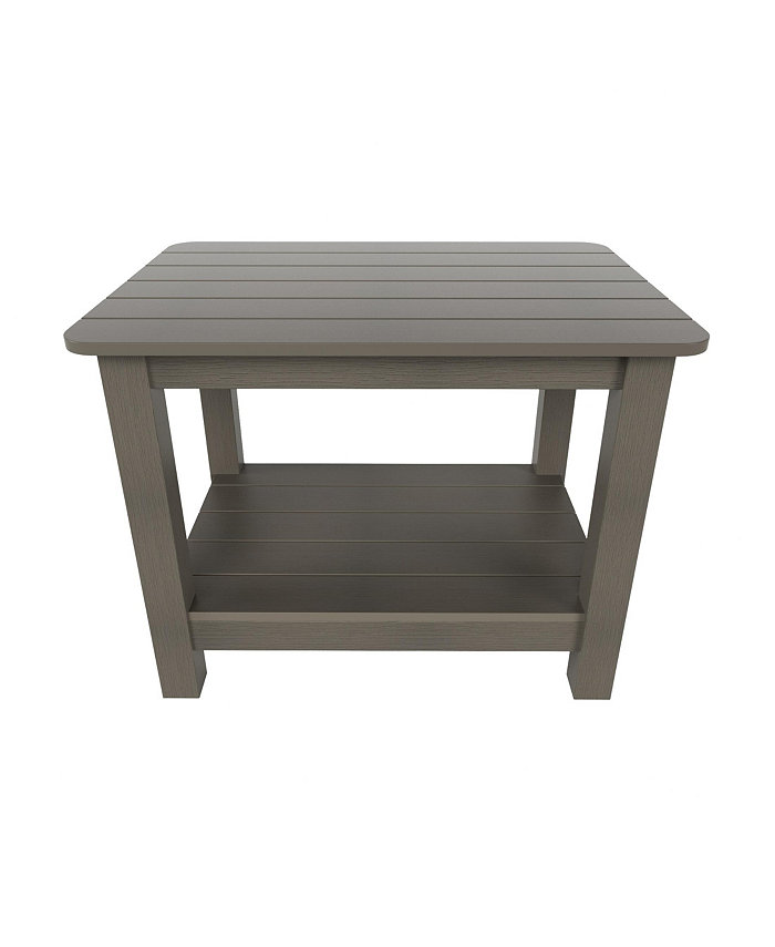 WestinTrends Outdoor Patio All-weather Modern Side Table