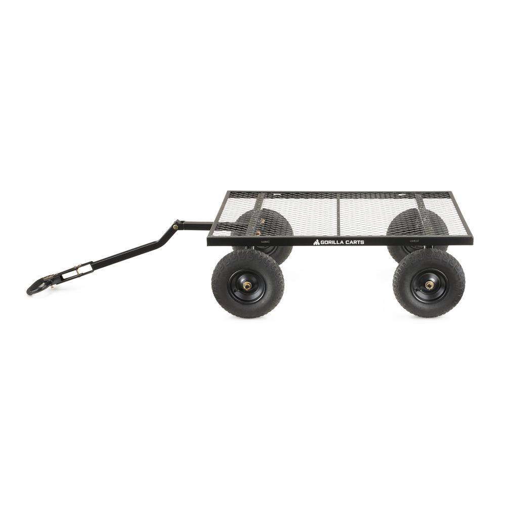 GORILLA CARTS 1200 lb. Heavy-Duty Steel Utility Cart GOR1200-COM