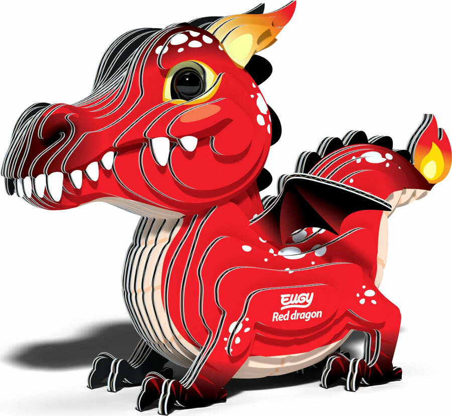 EUGY Red Dragon 3D Puzzle