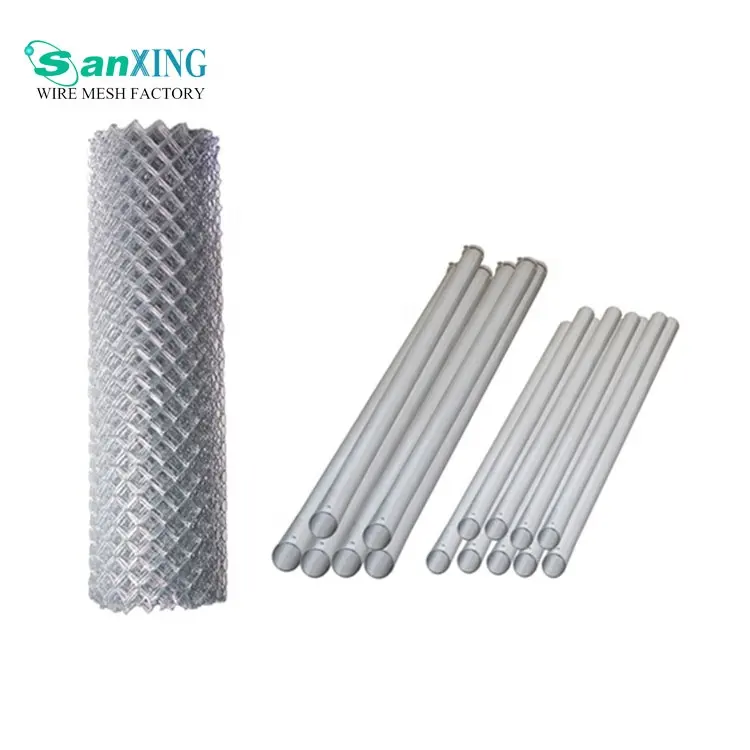 Professional factory supply good price galvanized chain link fence