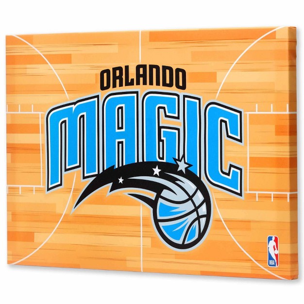 Nba Orlando Magic Court Canvas Wall Sign