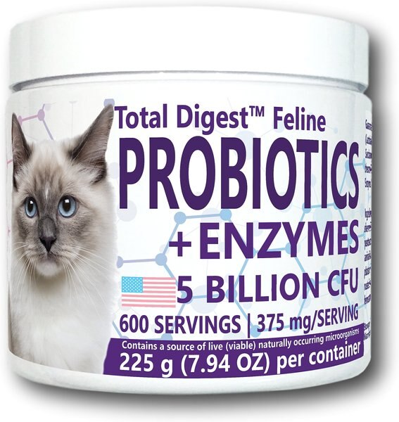 Equa Holistics Total Digest Probiotics and Enzymes Cat Supplement