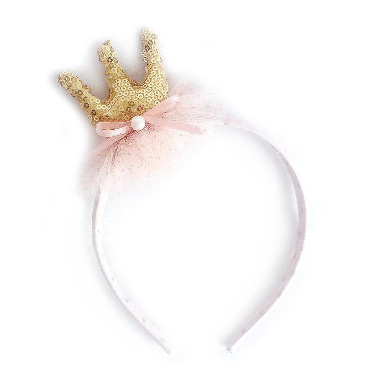 Sequin Princess Crown Headband