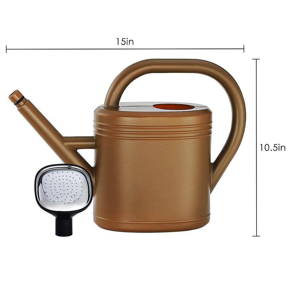 Dyiom 1 Gal. Brown Watering Can B0B18VXXPR