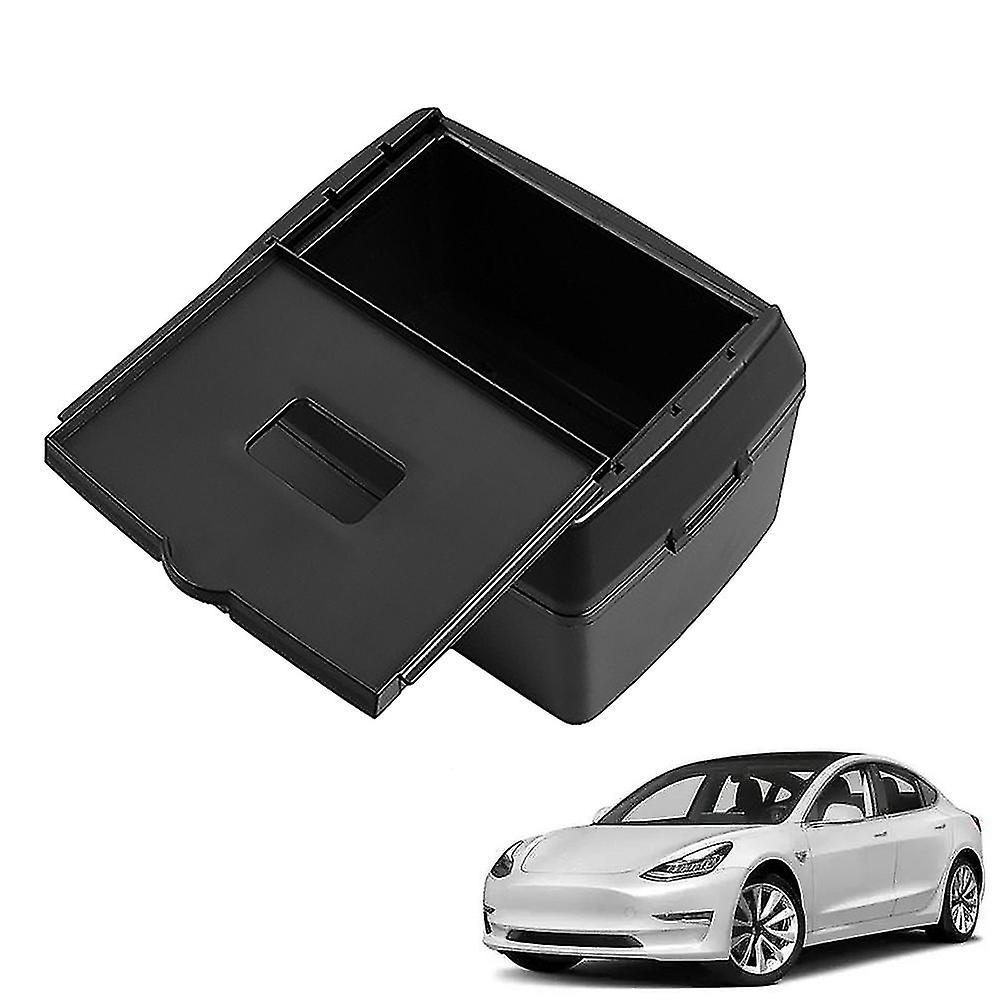 For Model 3 2021 Car Multifunctional Rear Storage Box Car Trash Can For Car