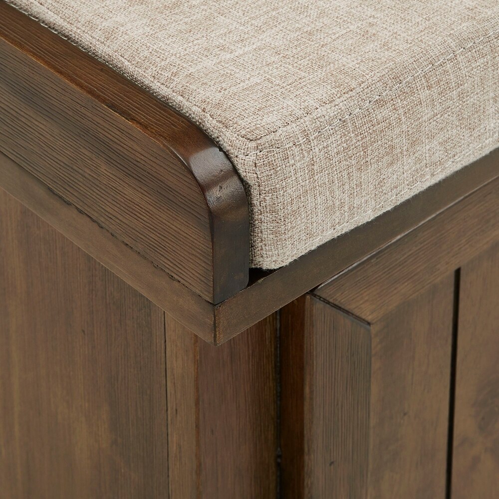 Granger Storage Bench with Linen Seat Cushion by iNSPIRE Q Classic