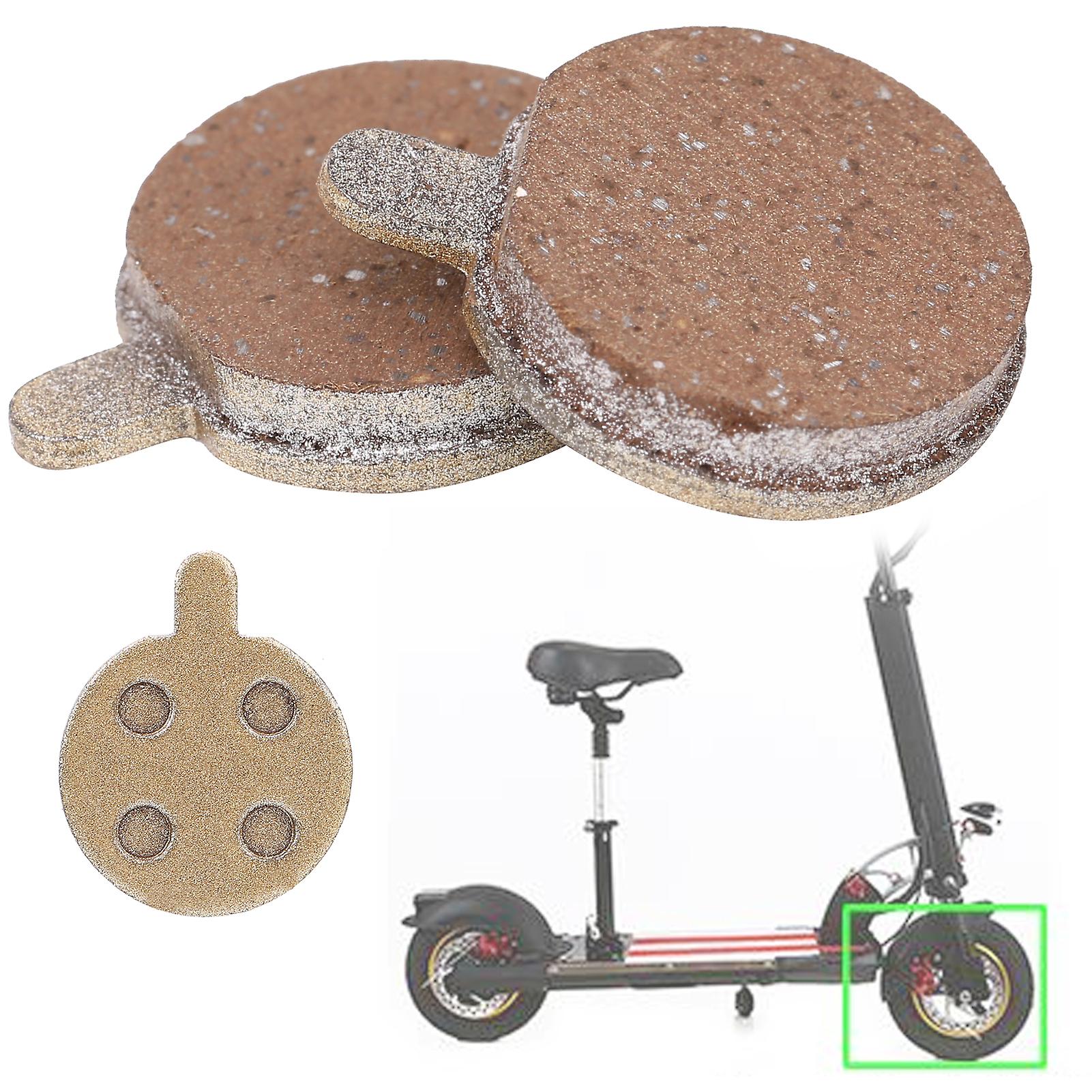 4pair 10in Electric Scooter Disc Brake Universal Brake Pad Accessory Copper Based Metal