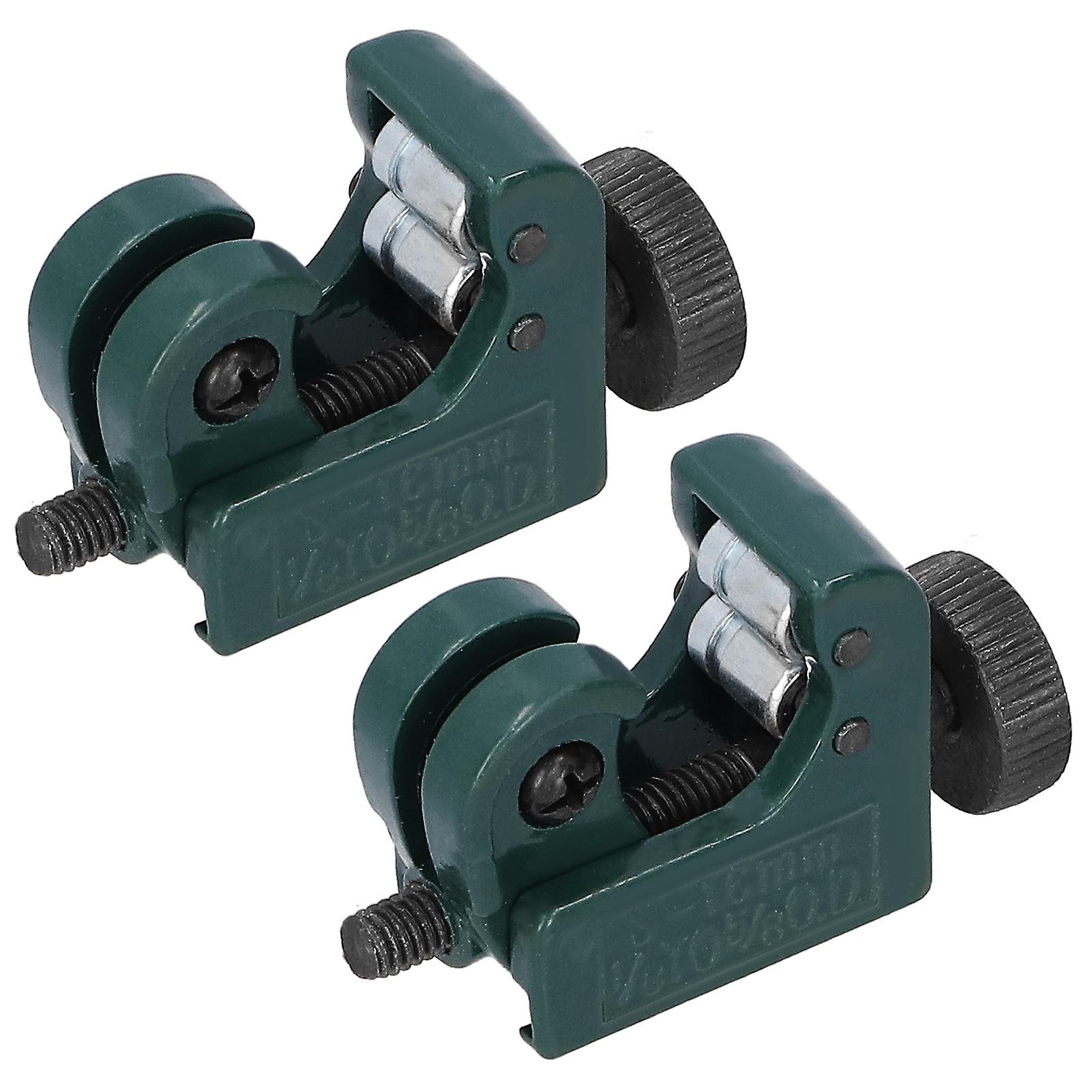 2pcs Tubing Cutter Mini Copper Aluminum Iron Metal Tube Slice Cutter Green 316mm Ct127a