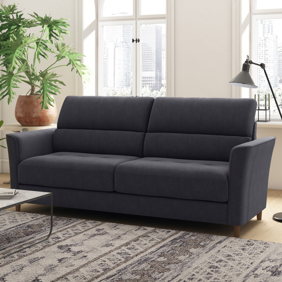 CorLiving Georgia Upholstered Three Seater Sofa   Midcentury   Sofas   by CorLiving Distribution LLC  Houzz