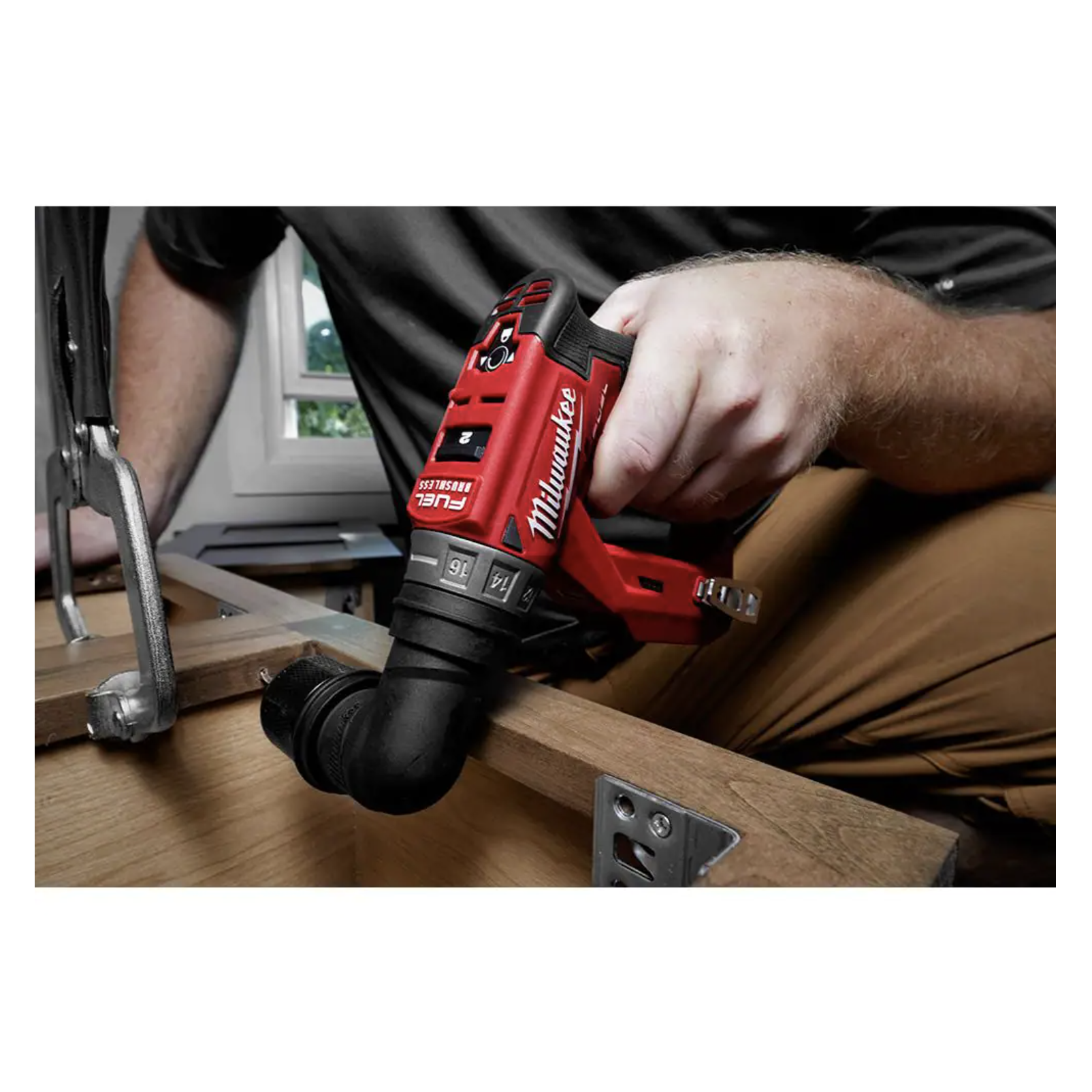 Milwaukee M12 FUEL 12V Lithium-Ion Brushless Cordless 4-in-1 Installation 3/8 in. Drill Driver Kit with M12 Multi-Tool