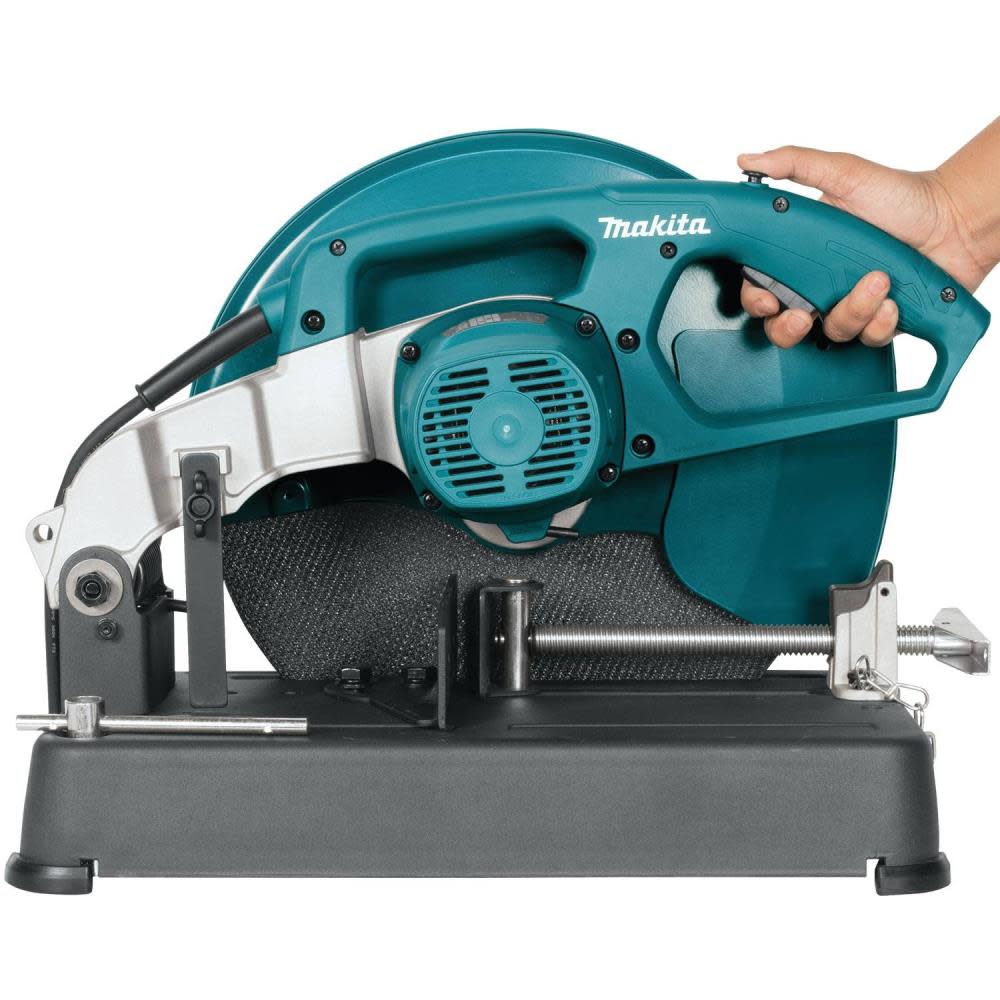 14 In. Cut-Off Saw with 4-1/2 In. Paddle Switch Angle Grinder ;