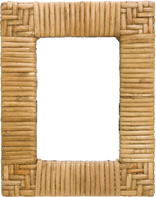 Hand Woven Rattan Picture Frame