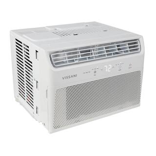 Vissani 6000 BTU 115-Volt Window Air Conditioner for 250 sq. ft. Rooms in White VWA06