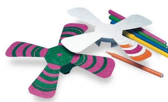 S S Worldwide Color n' Throw Boomerang Craft Kit