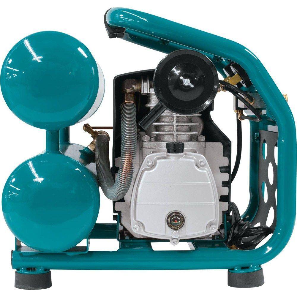 Makita 4.2 Gal. 2.5 HP Portable Electrical 2-Stack Air Compressor MAC2400