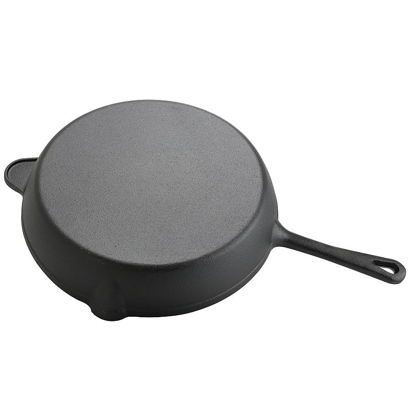 General Store Addlestone 12 in. Pre-Seasoned Round Cast Iron Frying Pan