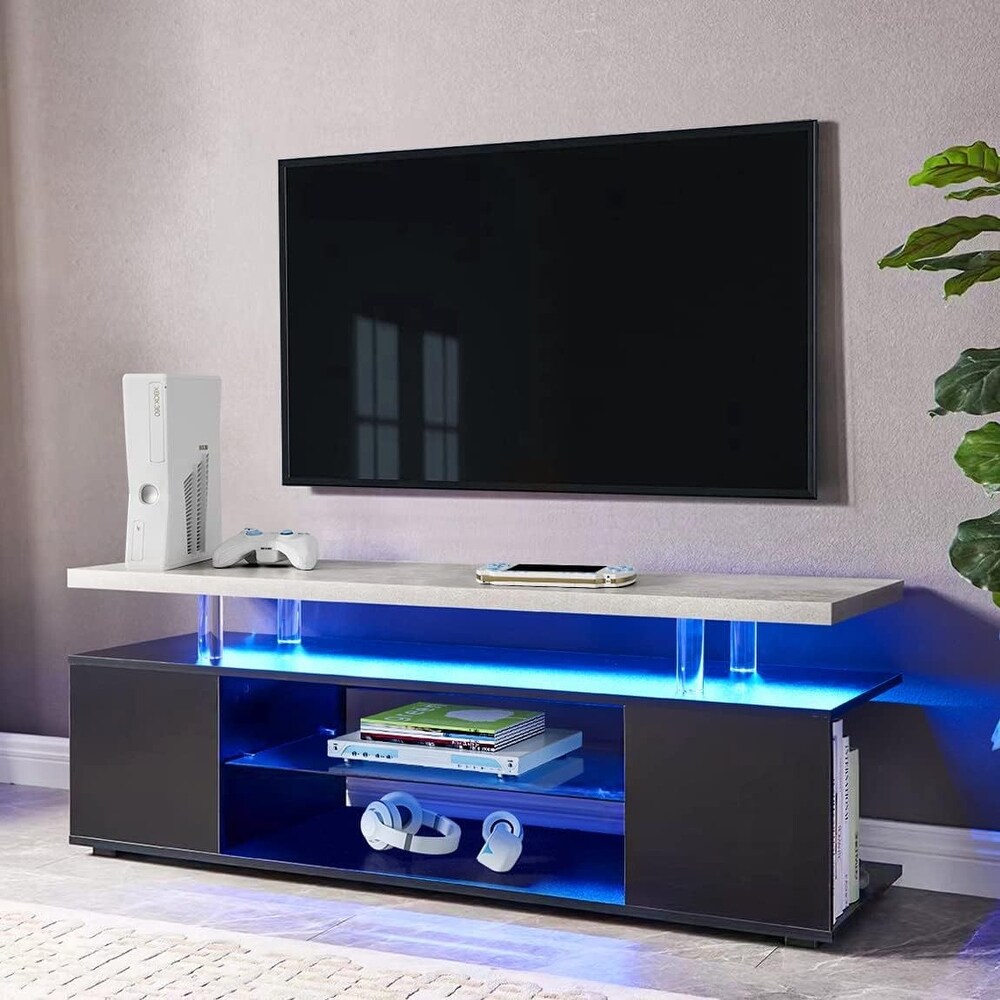 TV Stand for 60 Inch TV LED Gaming Entertainment Center Media Storage Console Table   51.18\