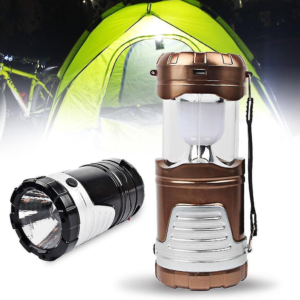 Solar Charging Lantern Outdoor Camping Lantern Led Collapsible Electric Torch