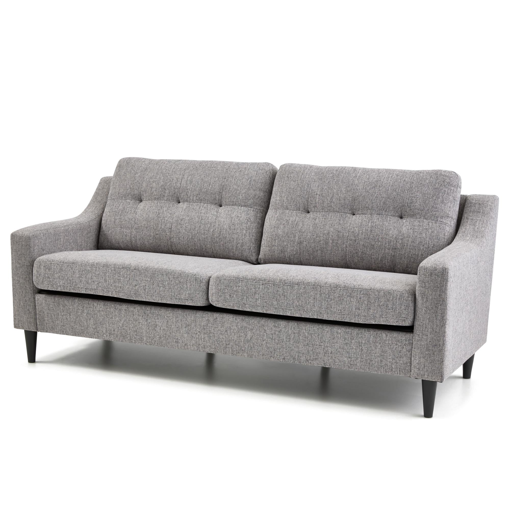 Mayview Tudy Upholstered Sofa, Light Gray Fabric