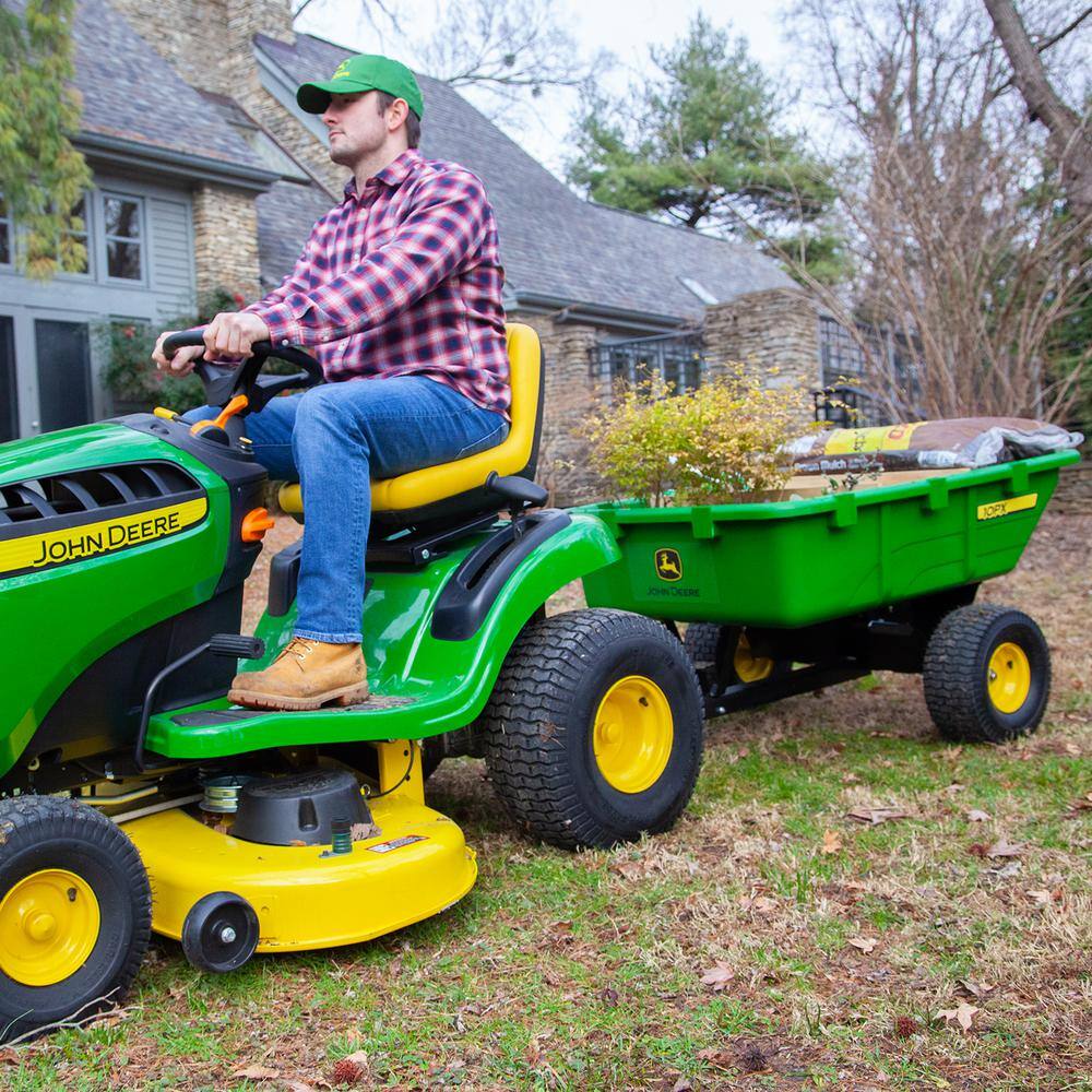 John Deere PCT-10PXJD 650 lbs. 10 cu. ft. Poly Cart with 180° Full Dump