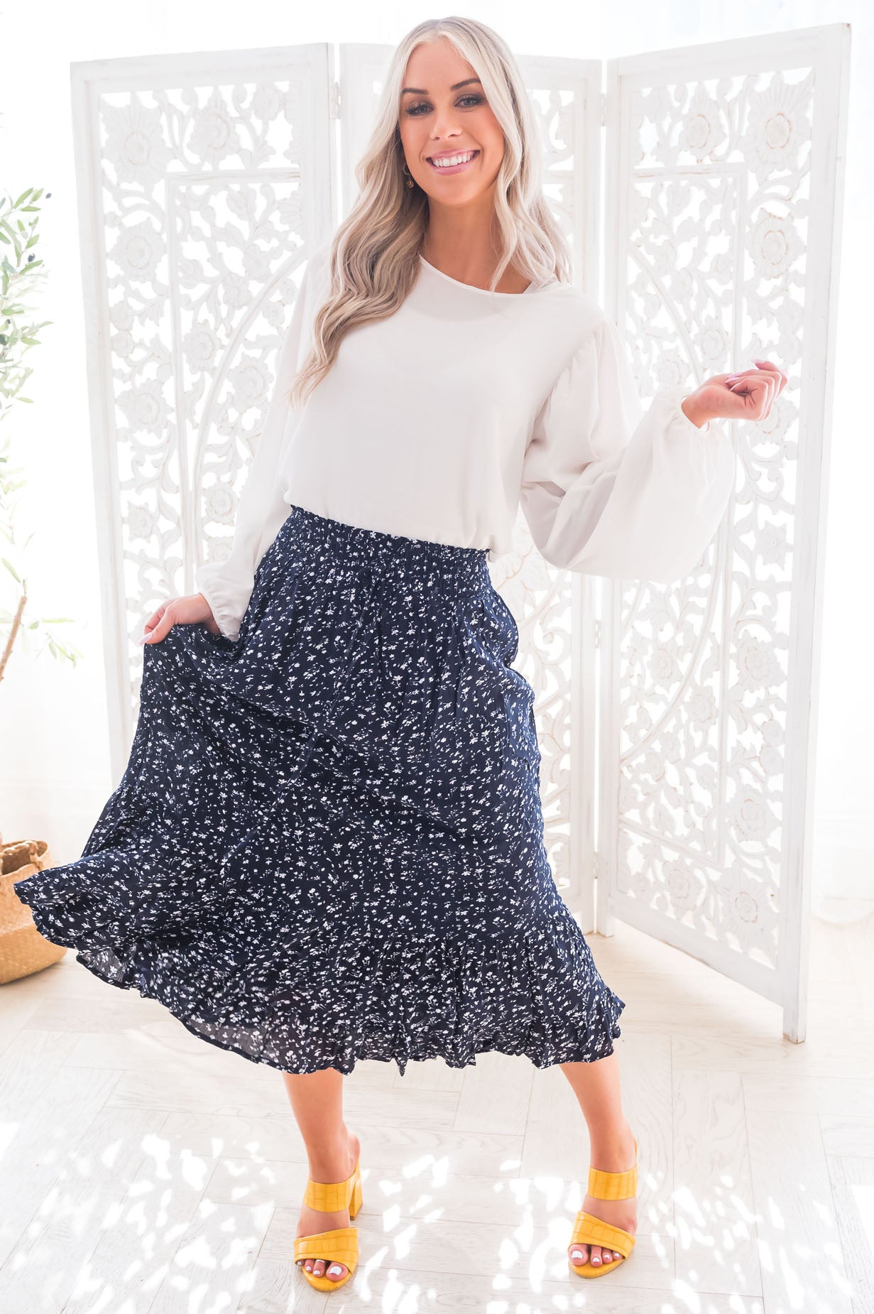 Bringing the Fun Modest Skirt