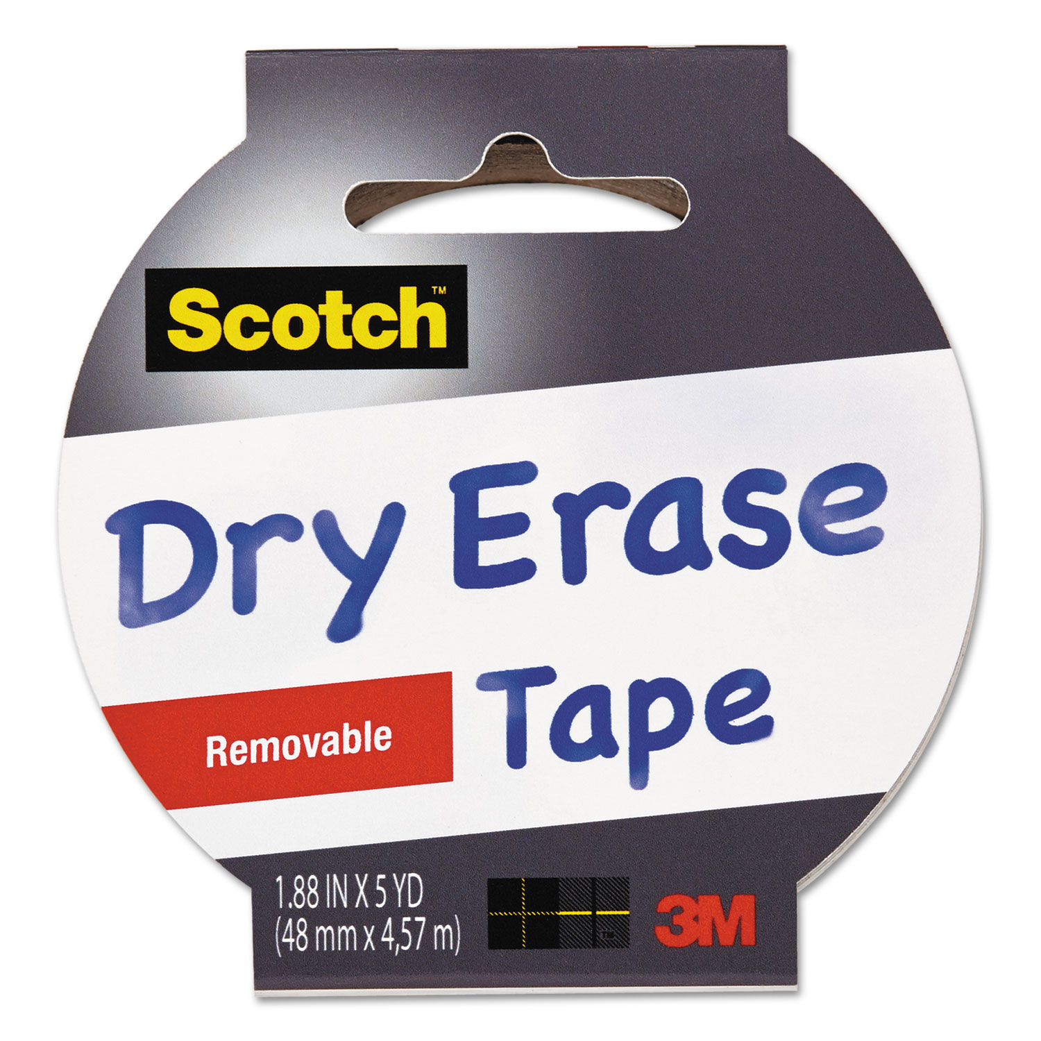 Dry Erase Tape by Scotchandreg; MMM1905RDEWHT