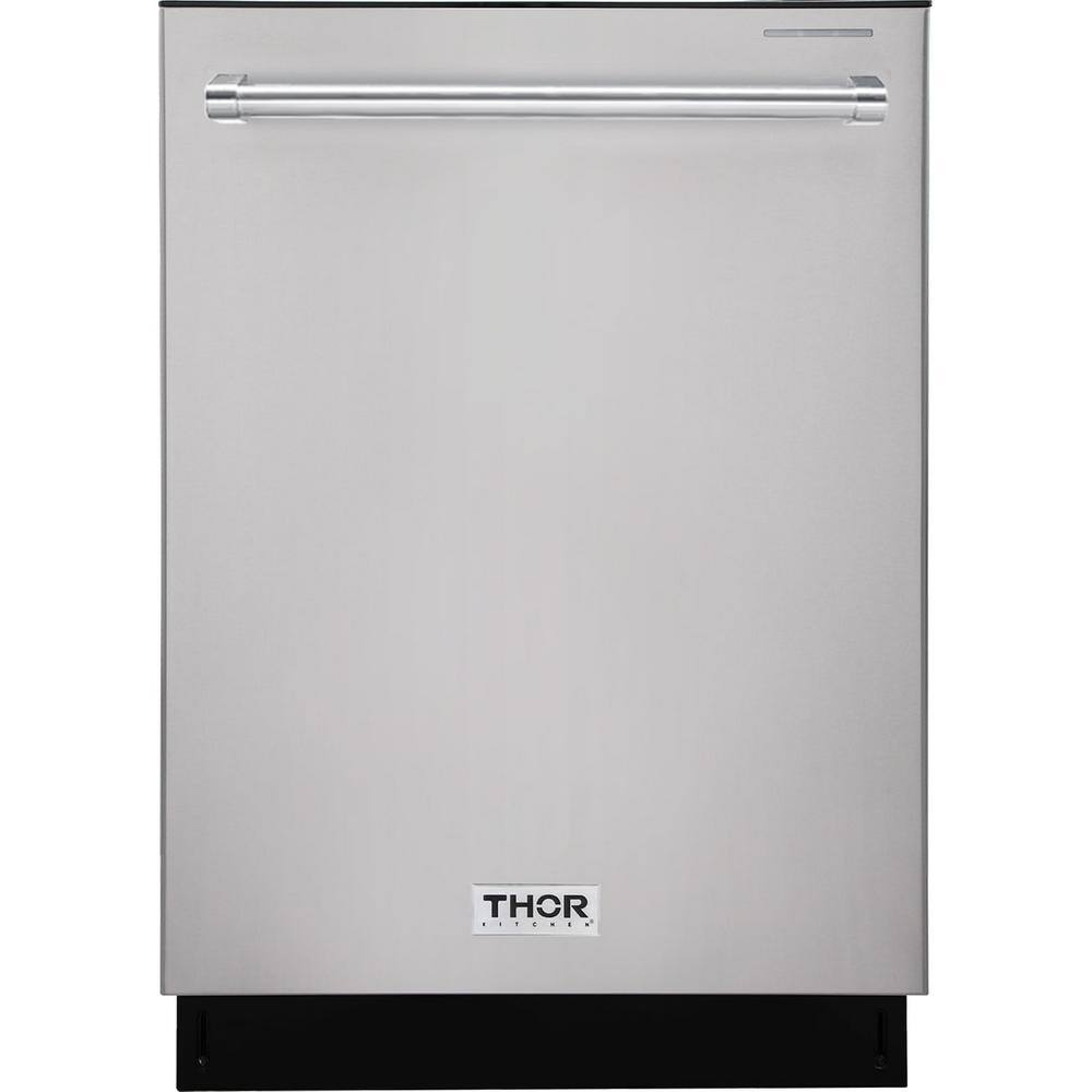 Thor Kitchen 24 in. Stainless Steel Top Control Smart Dishwasher 120-volt Stainless Steel Tub HDW2401SS