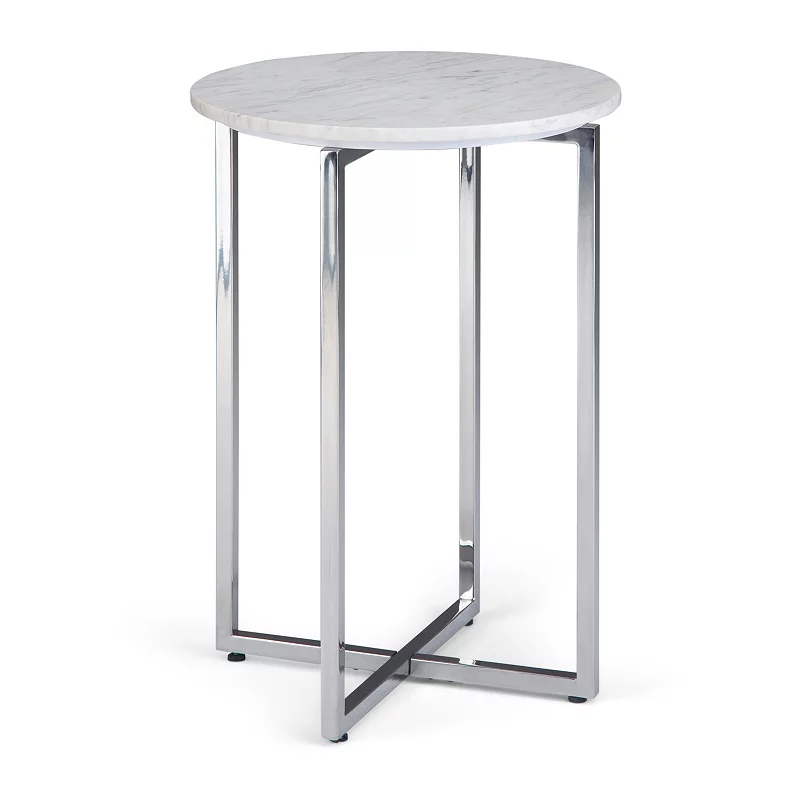 Simpli Home Marsden Contemporary Metal Accent Side Table