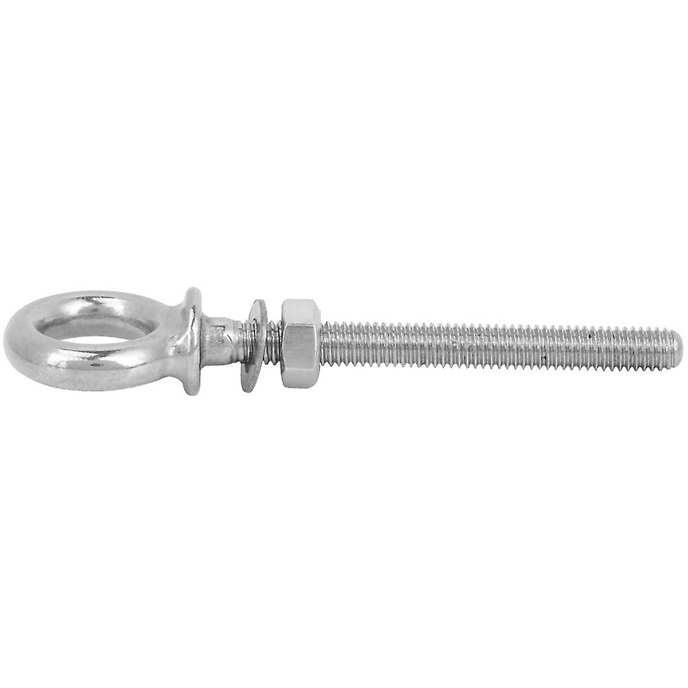 316 Stainless Steel Heavy Lifting Long Eye Bolt Screw Loop Hole For Cable Rope (zws6705-8)