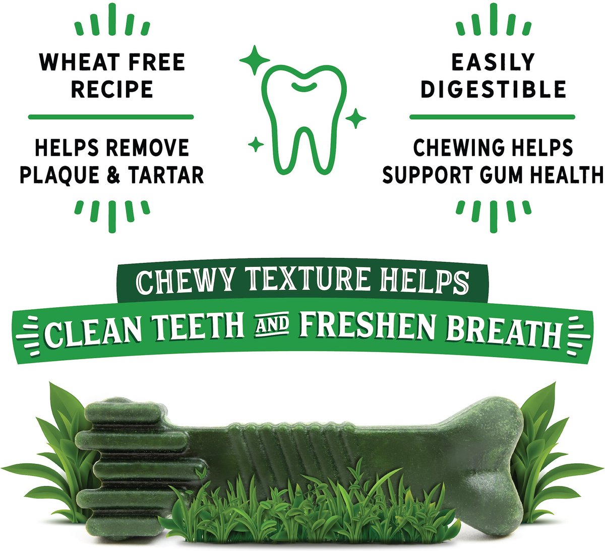 Dr. Dental Fresh Chews Large Dental Dog Treats