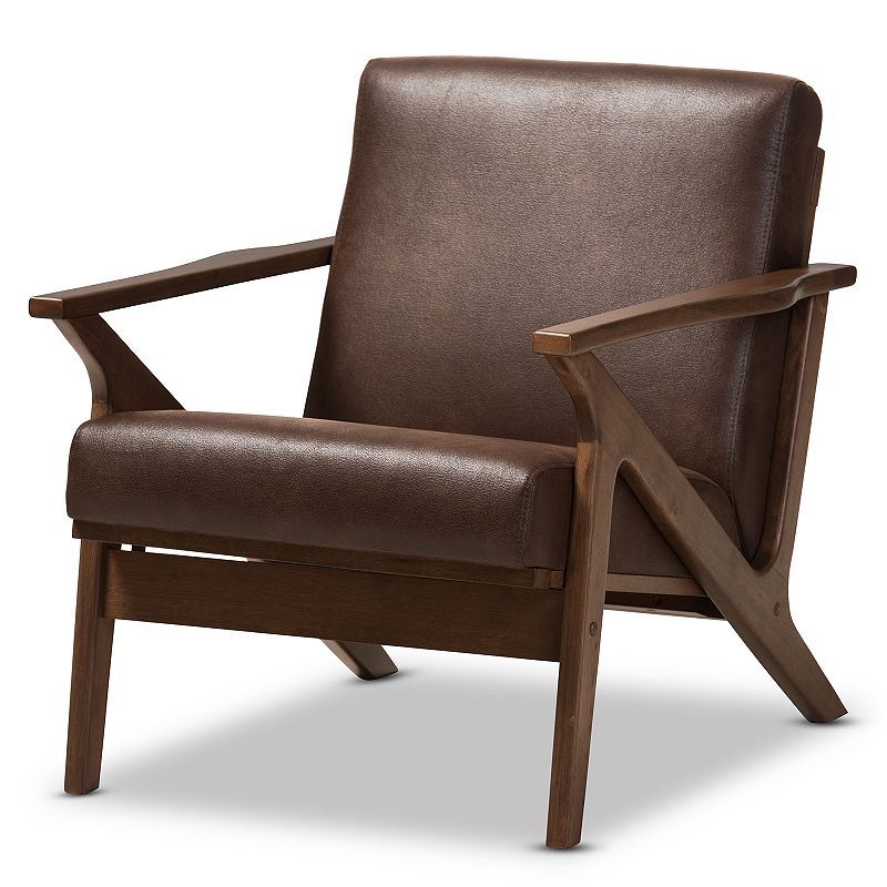 Baxton Studio Bianca Mid-Century Modern Arm Chair