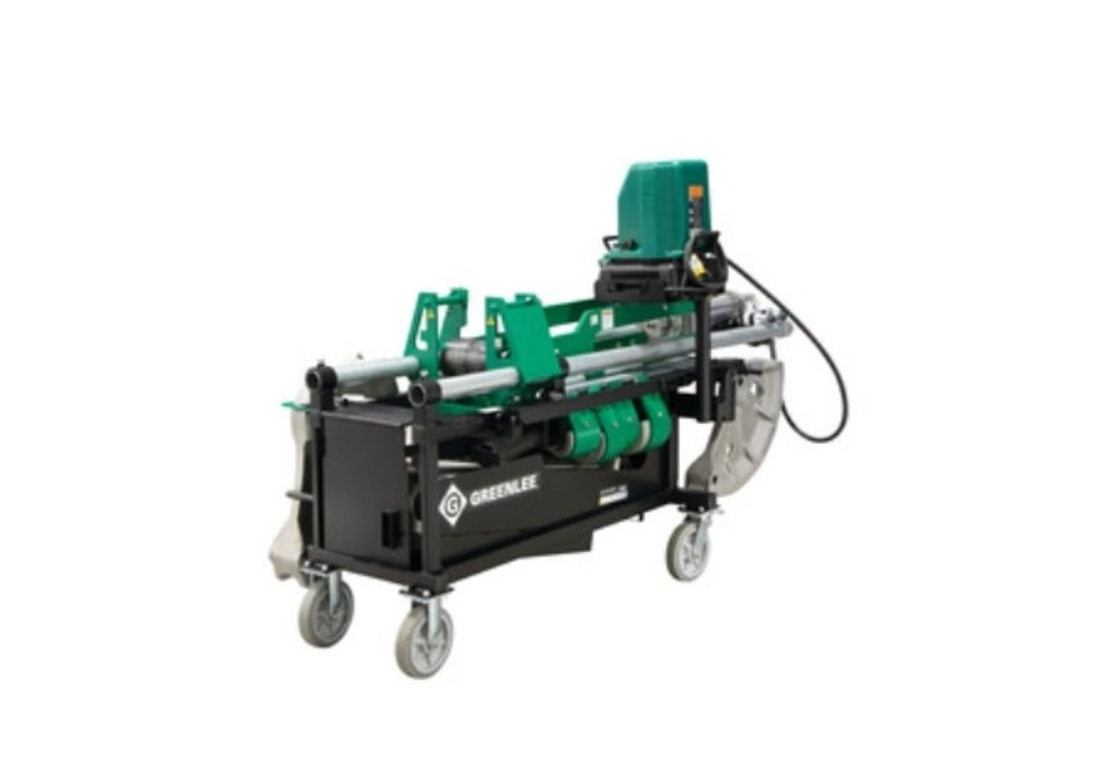 Greenlee 881 Cam-Track Bender with Hydraulic Pump and Mobile Bending Table ;