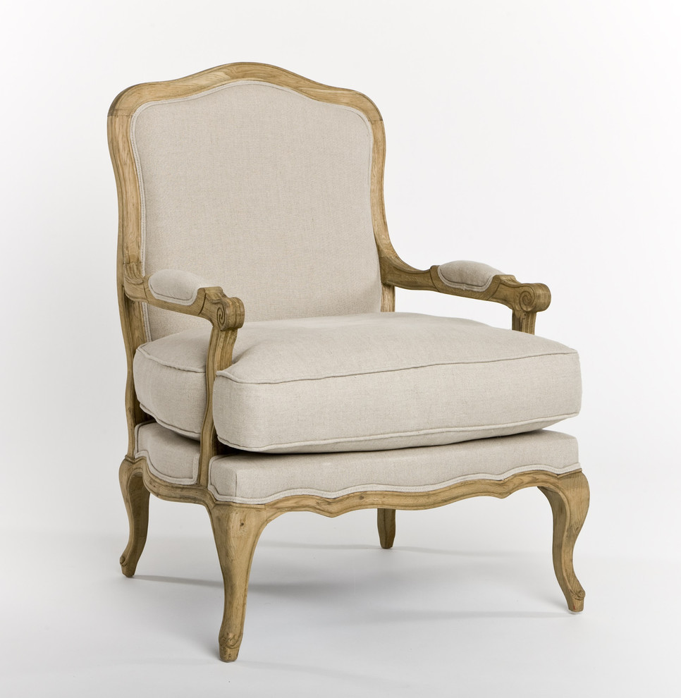 Bastille Lounge Chair   Traditional   Armchairs And Accent Chairs   by Nook  ampCottage  Houzz