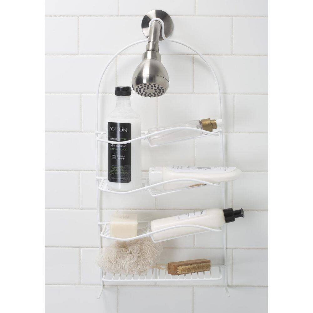 Bath Bliss Rubber Shower Organizer Caddy 4006