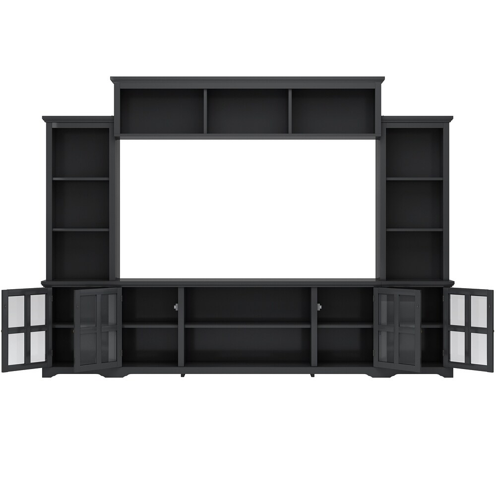 Multifunctional TV Stand Entertainment Units TV Console Table with 66\