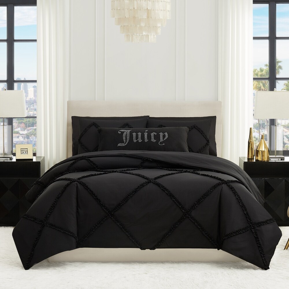 Juicy Couture Silver Rhinestone Pillow 16\