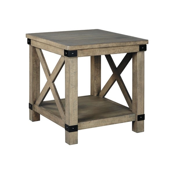 Aldwin End Table - Gray