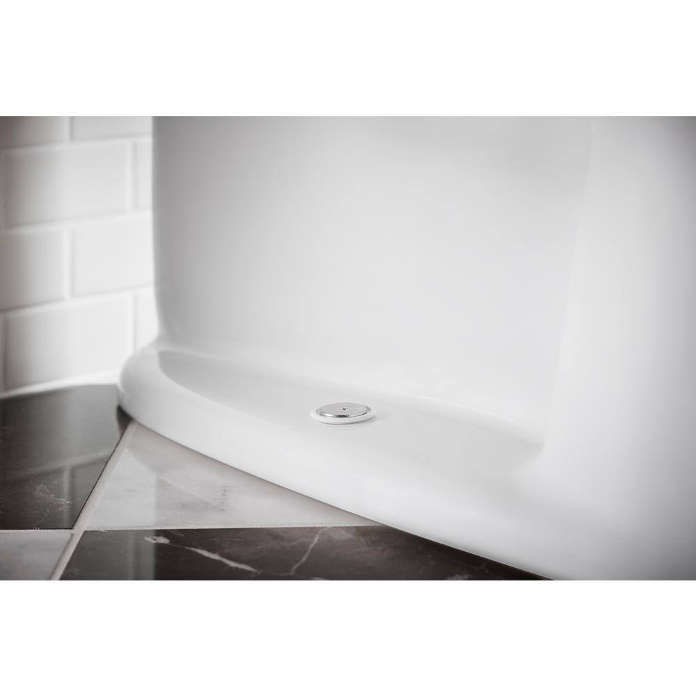 KOHLER Cimarron 1-Piece 1.28 GPF Single Flush Elongated Toilet in White K-3619-0