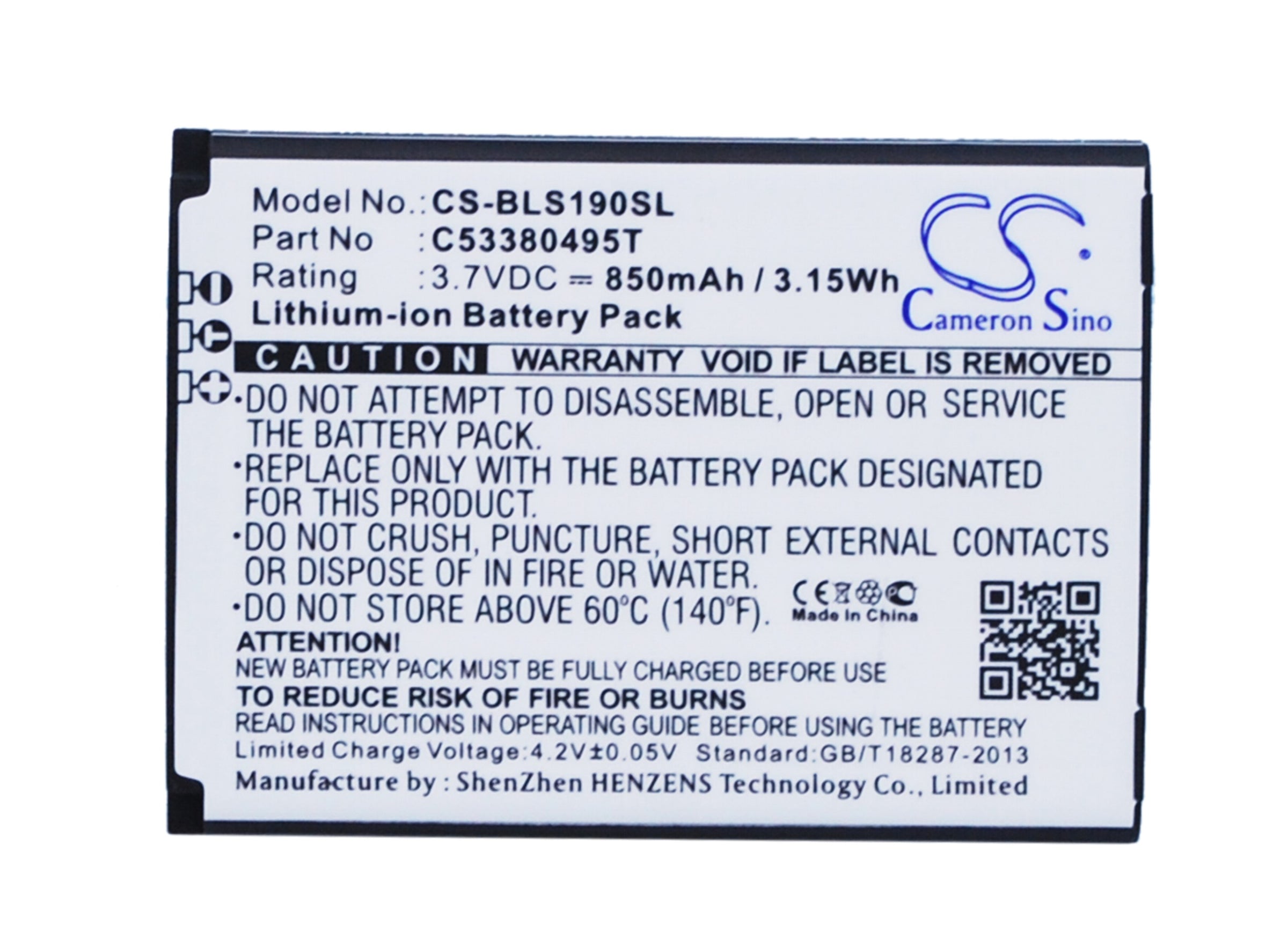 BLU HERO S180 S190 Replacement Battery BatteryClerkcom Mobile Phone