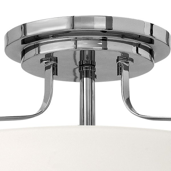 Hinkley Lighting Harper 3 Light 15 Wide Semi-Flush Bowl Ceiling