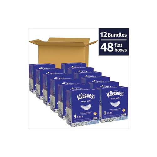 KIMBERLY CLARK Ultra Soft Facial Tissue  KCC54308