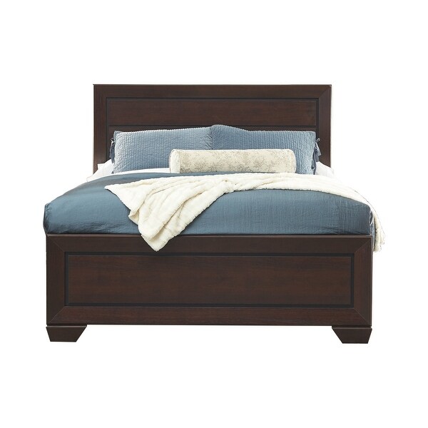 Oatfield Dark Cocoa 2-piece Panel Bedroom Set with Dresser - - 35181625