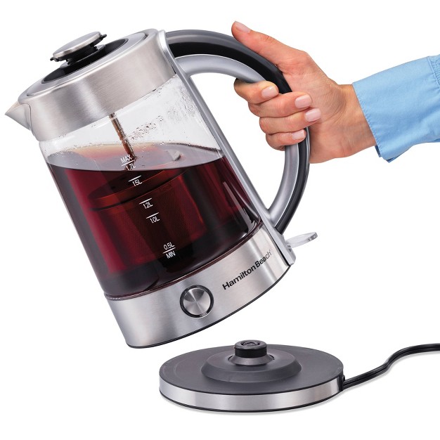 Hamilton Beach 1 7l Electric Kettle Silver