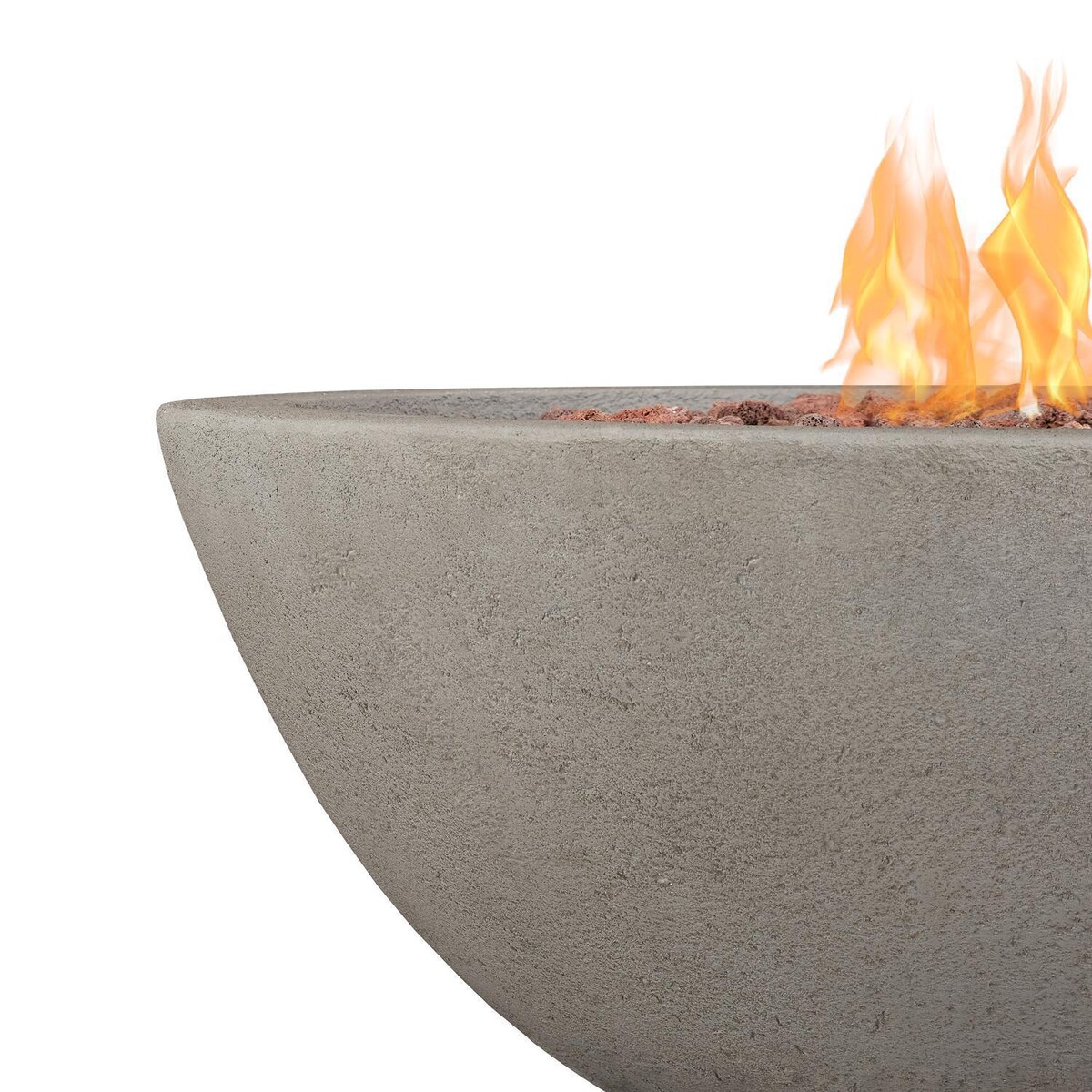 Lakeview Creekwood 36-Inch Round Propane Gas Fire Bowl