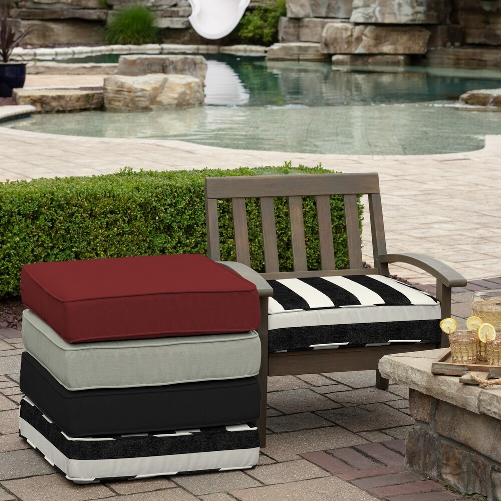 Arden Selections ProFoam 24 x 24 in Outdoor Deep Seat Bottom Cushion