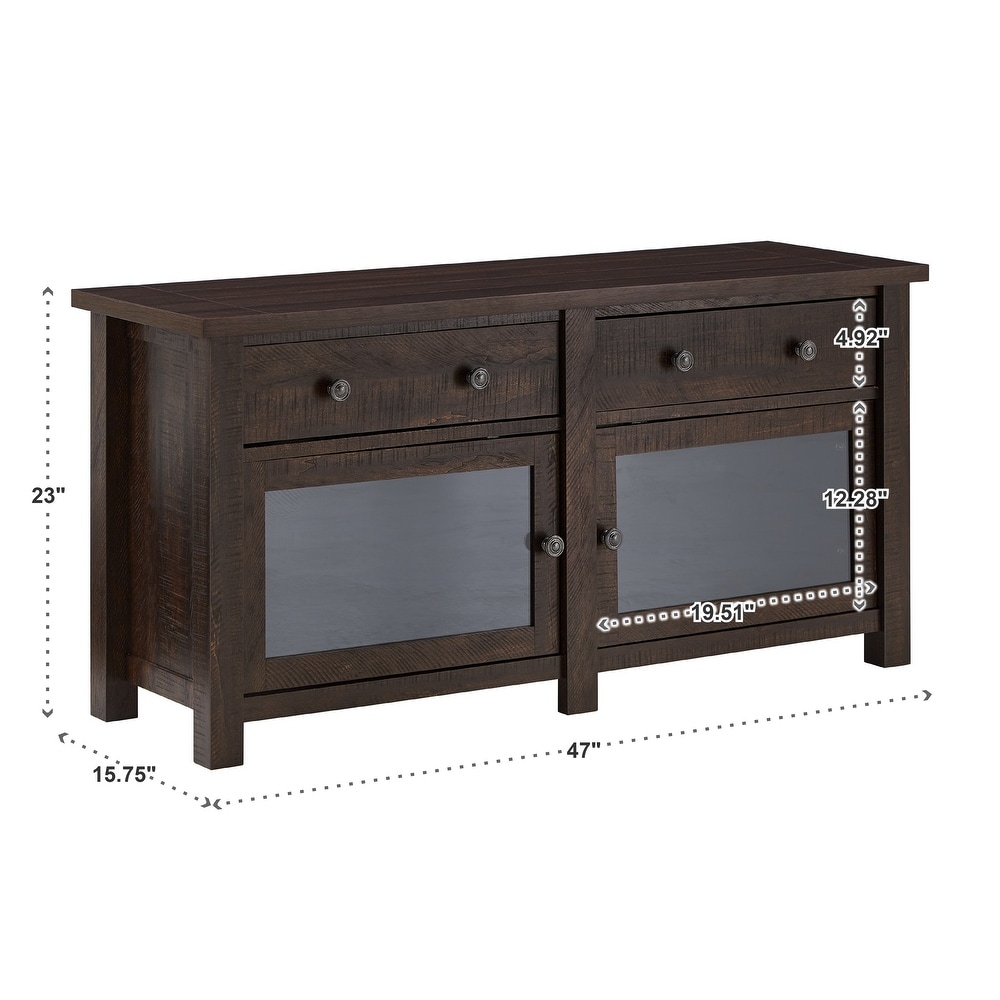 Zandt 2 Drawers TV Stand for TVs up to 50\