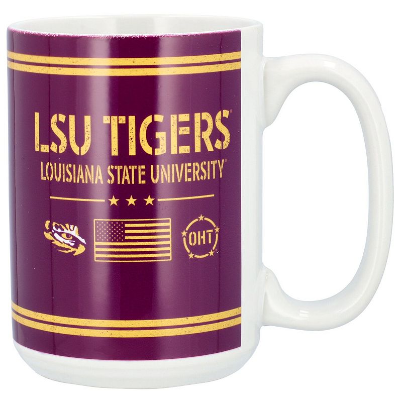 LSU Tigers 15oz. OHT Military Appreciation Mug